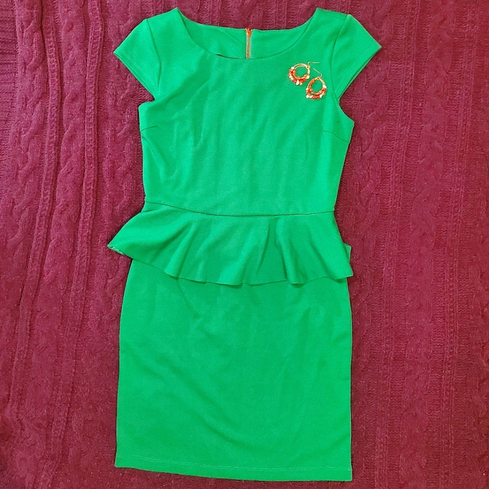 Gemma Peplum Dress